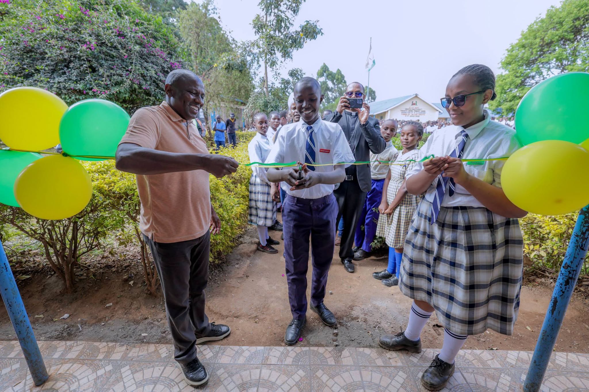 COMMISSIONING KIKUYU NG-CDF EDUCATION AND SECURITY PROJECTS